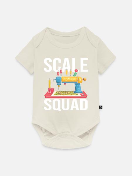 Modellbauer Kader - Baby Premium Kurzarmbody - Naturweiß