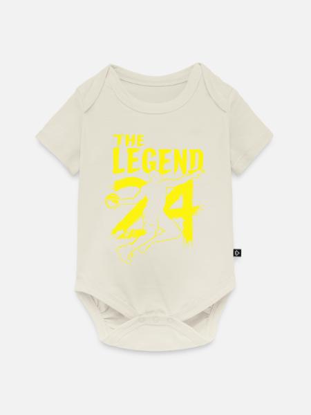 DIE LEGENDE 24 - Baby Premium Kurzarmbody - Naturweiß
