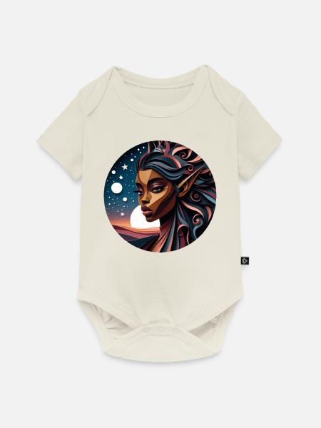 Elfe, Fee, Fantasy - Baby Premium Kurzarmbody - Naturweiß