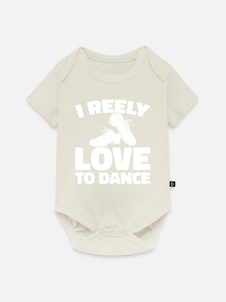 Irish Dance Irischer Tanz - Baby Premium Kurzarmbody - Naturweiß