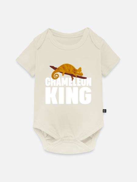 Chameleon Gifts - Baby Premium Kurzarmbody - Naturweiß