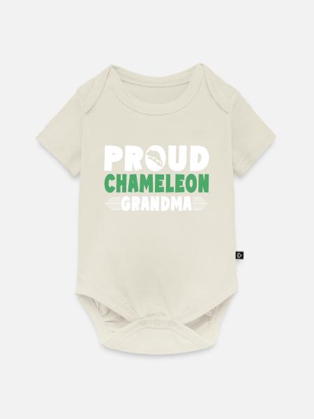 Chameleon Gifts - Baby Premium Kurzarmbody - Naturweiß