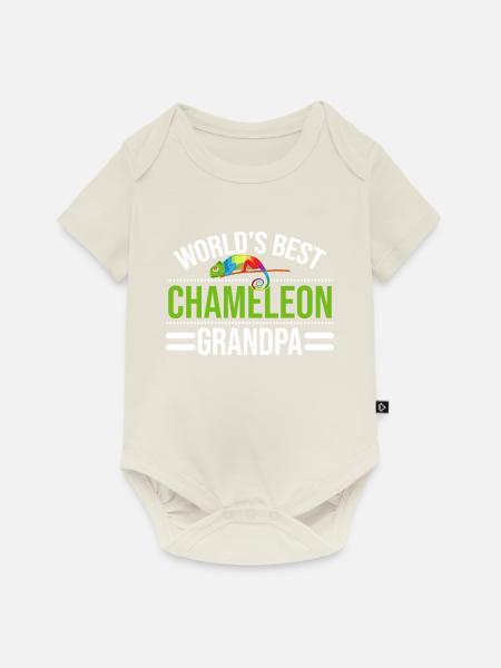 Chameleon Gifts - Baby Premium Kurzarmbody - Naturweiß