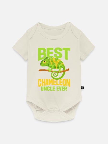 Chameleon Gifts - Baby Premium Kurzarmbody - Naturweiß