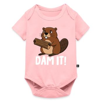 Dam It - Baby Premium short-sleeve bodysuit - rose - Front