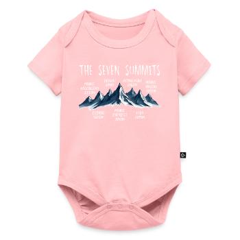 Seven Summits Kosciuszko - Baby Premium short-sleeve bodysuit - rose - Front