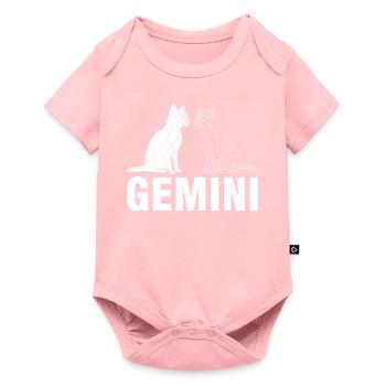 Gemini - Baby Premium short-sleeve bodysuit - rose - Front