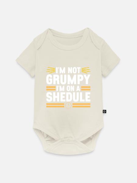 Intervallfasten Intermittierendes Fasten - Baby Premium Kurzarmbody - Naturweiß