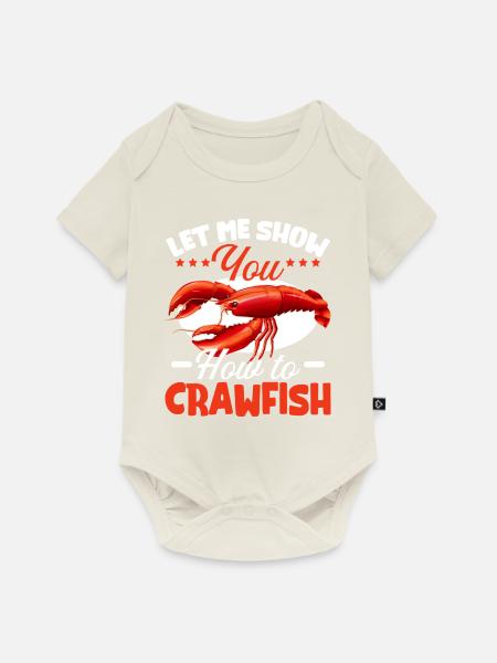 Crawfish Gifts - Baby Premium Kurzarmbody - Naturweiß