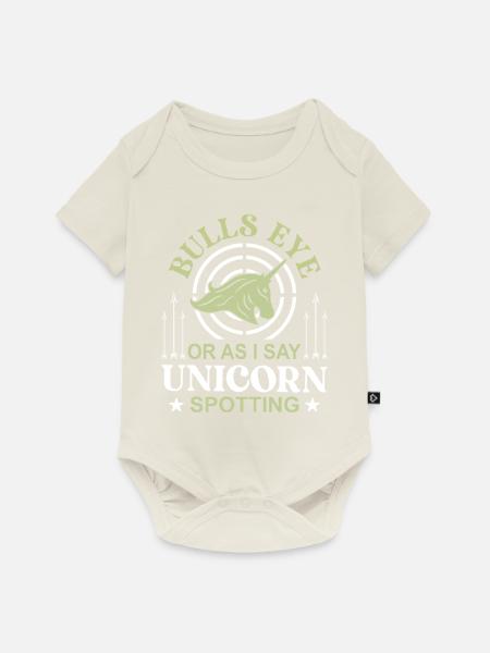 Bogenschießen Bogenschütze - Baby Premium Kurzarmbody - Naturweiß