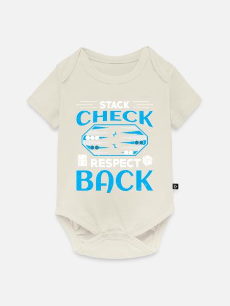 Backgammon Spiel - Baby Premium Kurzarmbody - Naturweiß