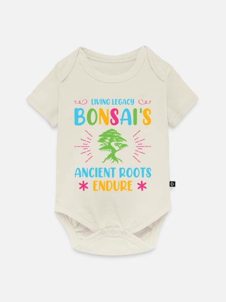 Bonsai Tree - Baby Premium Kurzarmbody - Naturweiß