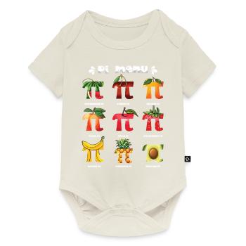 Pi Menu Fruit Friends Pi Day Fun - Baby Premium short-sleeve bodysuit - off white - Front