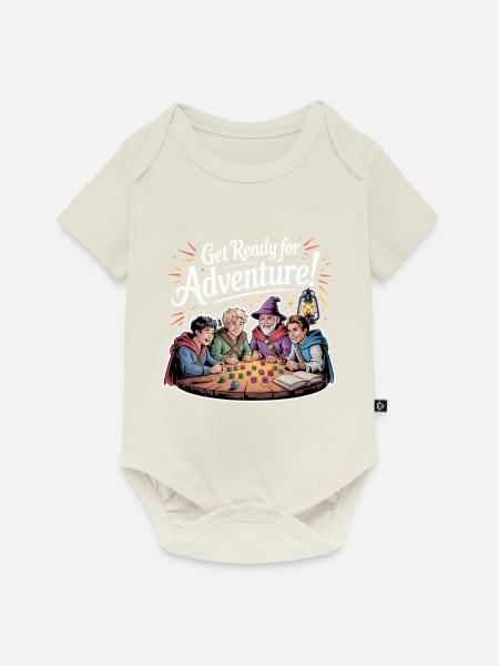 SPIELKARTE - Baby Premium Kurzarmbody - Naturweiß