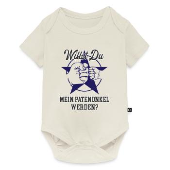 Team Patenonkel Patensohn Patentochter Neffe Kind - Baby Premium Kurzarmbody - Naturweiß - Vorne