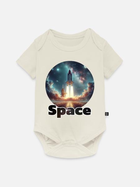My Design - Baby Premium Kurzarmbody - Naturweiß