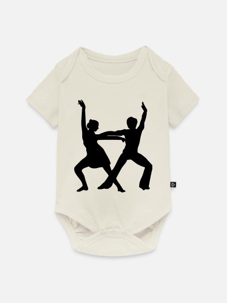 Tanz, Dance, Tanzen - Baby Premium Kurzarmbody - Naturweiß