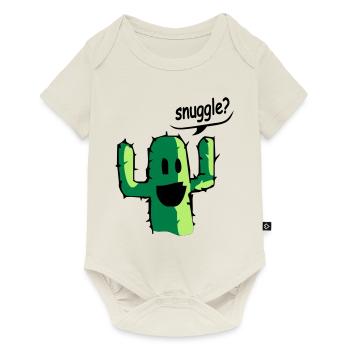 snuggle - Baby Premium Kurzarmbody - Naturweiß - Vorne