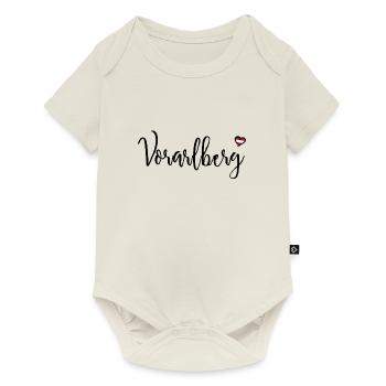 Vorarlberg Austria T-Shirt - Baby Premium Kurzarmbody - Naturweiß - Vorne