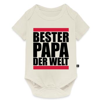 papa_f2 - Body à manches courtes Premium Bébé - blanc cassé - Devant