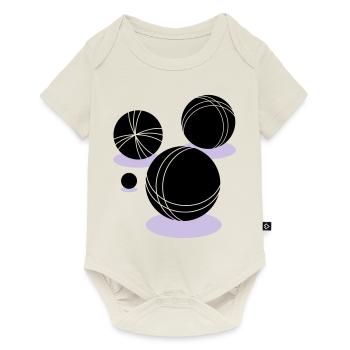 boule - Baby Premium Kurzarmbody - Naturweiß - Vorne