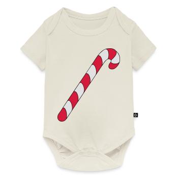 Zuckerstange - Baby Premium Kurzarmbody - Naturweiß - Vorne