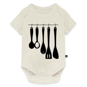 Kitchen tools - Baby Premium short-sleeve bodysuit - off white - Front