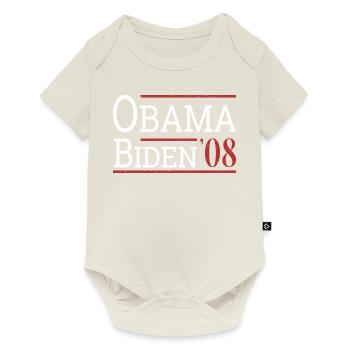 Vintage Barack Obama Joe Biden 2008 I - Baby Premium short-sleeve bodysuit - off white - Front