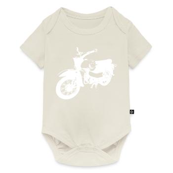 Simson Habicht weiß - Baby Premium Kurzarmbody - Naturweiß - Vorne
