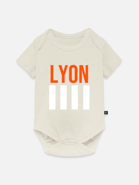Lyon IV - Baby Premium Kurzarmbody - Naturweiß