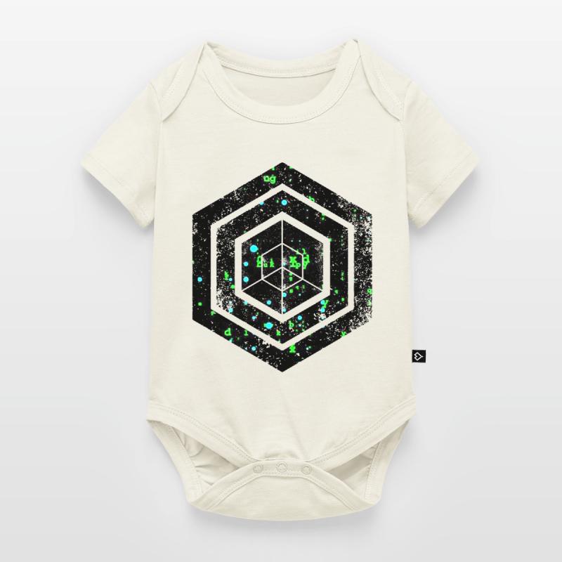 Hexagon-Programmierung Programmierer Codierung geometrisch Baby Premium Kurzarmbody
