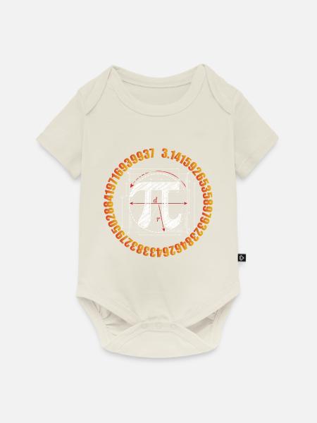 Pi Day Skizze - Baby Premium Kurzarmbody - Naturweiß