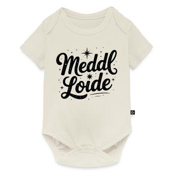 Meddl Loide - Deutsche Memes - Baby Premium Kurzarmbody - Naturweiß - Vorne