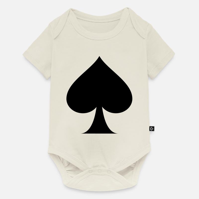 Symbole de pelles - Body à manches courtes Premium Bébé - blanc cassé