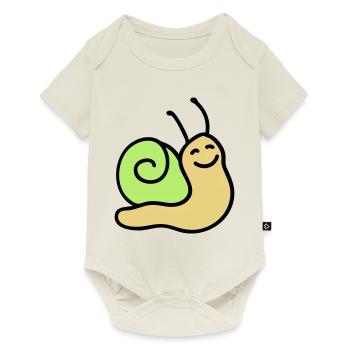 Vis Joyeux 3 - Body à manches courtes Premium Bébé - blanc cassé - Devant