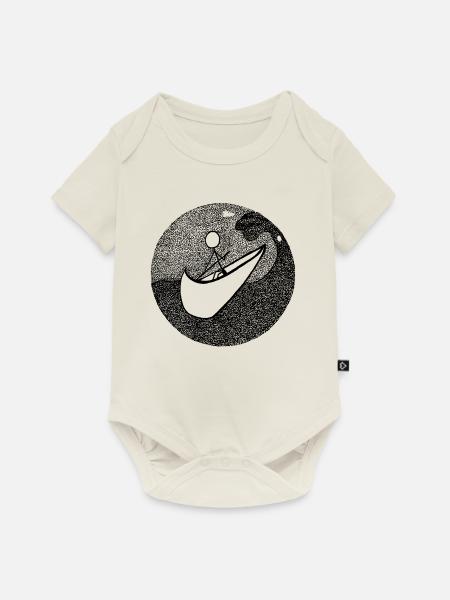 Erinnerungen - Baby Premium Kurzarmbody - Naturweiß