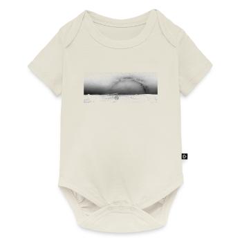 Stars landscape moon gift idea - Baby Premium short-sleeve bodysuit - off white - Front