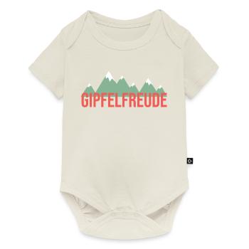 Cadeau de randonnée alpiniste Summit Joy Mountain - Body à manches courtes Premium Bébé - blanc cassé - Devant