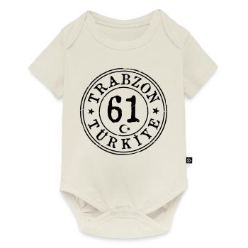 Trabzon 61 Vintage - Baby Premium Kurzarmbody - Naturweiß - Vorne