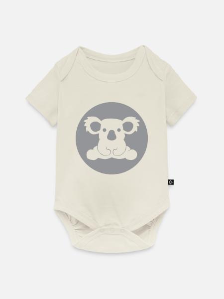 KOALA BEAR - Australia - Baby Premium Kurzarmbody - Naturweiß