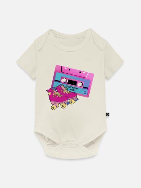 ROLLIN' WITH MY HOMIES - Baby Premium Kurzarmbody - Naturweiß