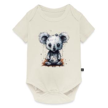 Cute Sad Koala - Baby Premium short-sleeve bodysuit - off white - Front