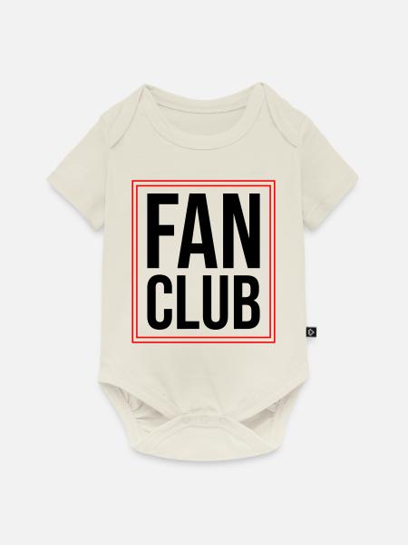 Fan Club - Baby Premium Kurzarmbody - Naturweiß