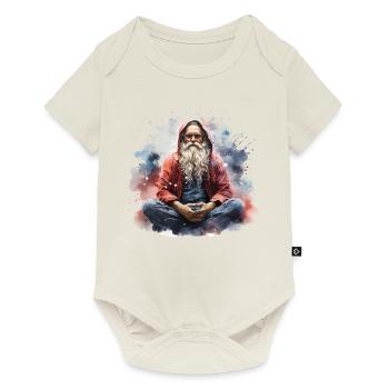 Santa Yogi - Baby Premium short-sleeve bodysuit - off white - Front