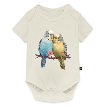 Budgies - Body à manches courtes Premium Bébé - blanc cassé - Devant