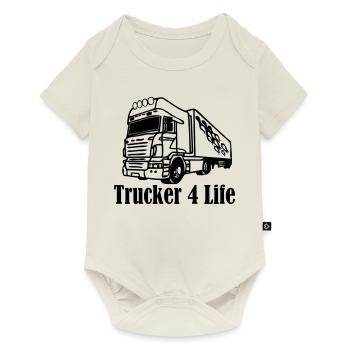 truck02 - Body à manches courtes Premium Bébé - blanc cassé - Devant