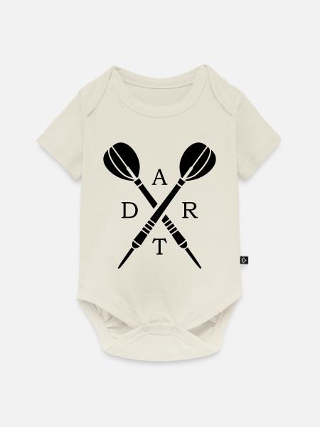 Dartpfeile - Baby Premium Kurzarmbody - Naturweiß