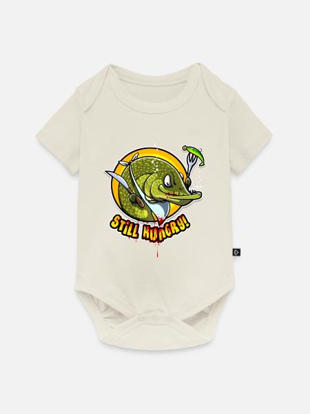 STILL HUNGRY - Baby Premium Kurzarmbody - Naturweiß