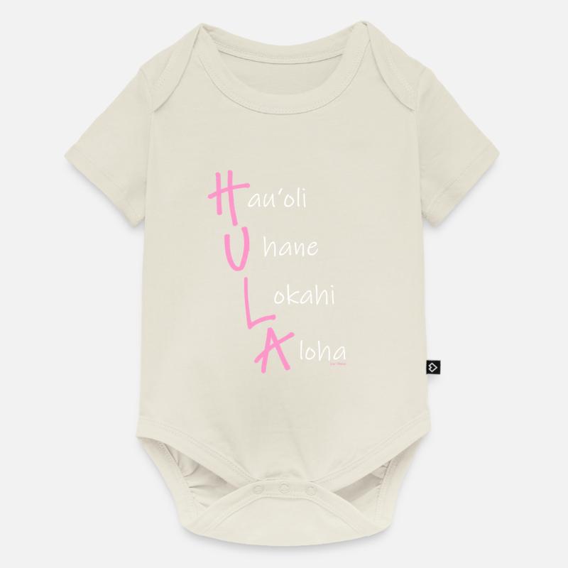 This is Hula! - Baby Premium Kurzarmbody - Naturweiß