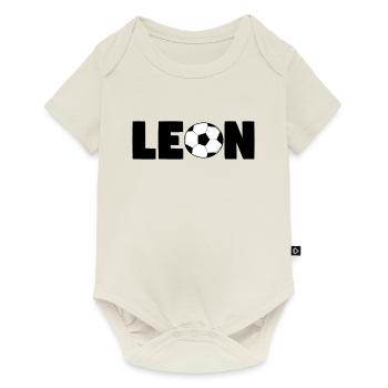 Leon name boy gift - Baby Premium short-sleeve bodysuit - off white - Front